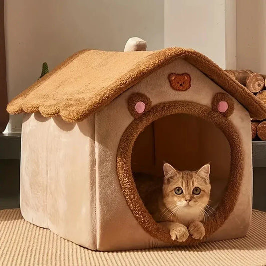 CosyPaws Kattenhuis | Opvouwbaar | Warm | Sfeervol | Compact